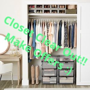 ⚠️⚠️ CLOSET CLEAR OUT ⚠️⚠️